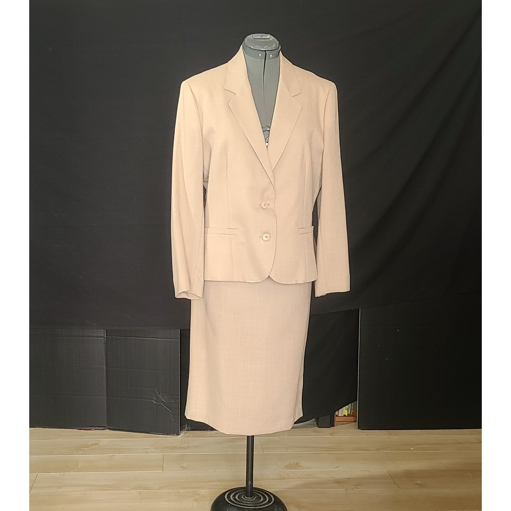 Tan Skirt Suit